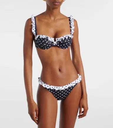 Bananhot Angela polka-dot ruffled bikini top | Thumbnail 2 Bananhot Angela polka-dot ruffled bikini top | Thumbnail 2