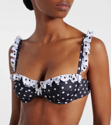 Bananhot Angela polka-dot ruffled bikini top | Thumbnail 4 Bananhot Angela polka-dot ruffled bikini top | Thumbnail 4
