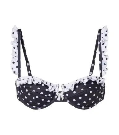 Bananhot Angela polka-dot ruffled bikini top | Thumbnail 1 Bananhot Angela polka-dot ruffled bikini top | Thumbnail 1