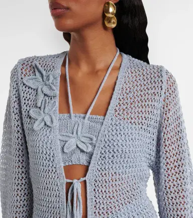Bananhot Zorya open-knit lamé beach cover-up | Thumbnail 4 Bananhot Zorya open-knit lamé beach cover-up | Thumbnail 4