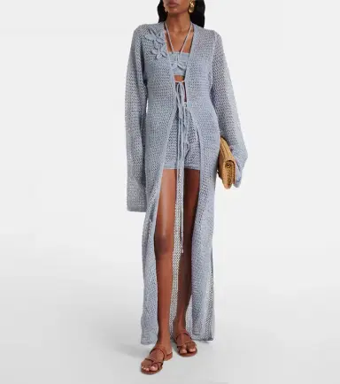 Bananhot Zorya open-knit lamé beach cover-up | Thumbnail 6 Bananhot Zorya open-knit lamé beach cover-up | Thumbnail 6