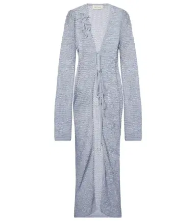 Bananhot Zorya open-knit lamé beach cover-up | Thumbnail 1 Bananhot Zorya open-knit lamé beach cover-up | Thumbnail 1