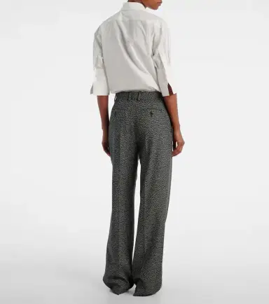 The Row Mikkela cashmere and wool wide-leg pants | Thumbnail 3 The Row Mikkela cashmere and wool wide-leg pants | Thumbnail 3