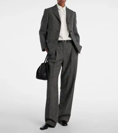 The Row Mikkela cashmere and wool wide-leg pants | Thumbnail 6 The Row Mikkela cashmere and wool wide-leg pants | Thumbnail 6