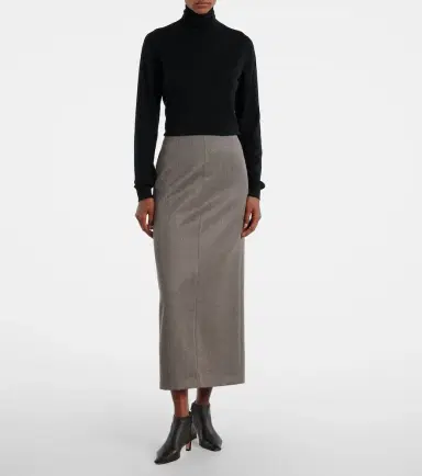 The Row Nythera virgin wool gabardine pencil skirt | Thumbnail 2 The Row Nythera virgin wool gabardine pencil skirt | Thumbnail 2