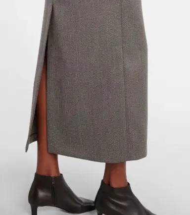 The Row Nythera virgin wool gabardine pencil skirt | Thumbnail 3 The Row Nythera virgin wool gabardine pencil skirt | Thumbnail 3