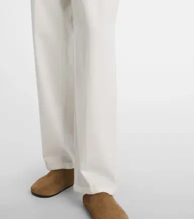 The Row Neriah cotton and cashmere straight pants | Thumbnail 2 The Row Neriah cotton and cashmere straight pants | Thumbnail 2