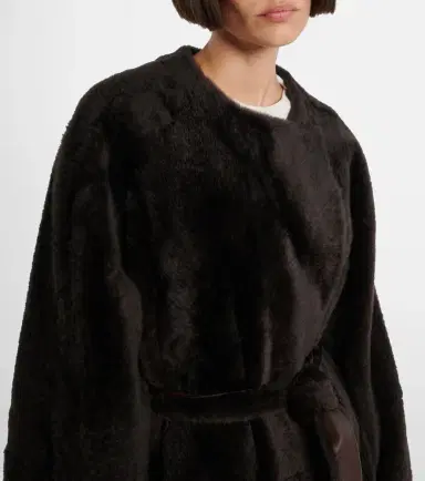 The Row Madelina belted shearling coat | Thumbnail 6 The Row Madelina belted shearling coat | Thumbnail 6