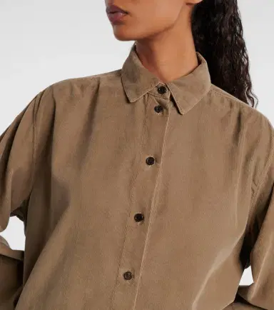 The Row Sisilia cotton corduroy shirt | Thumbnail 3 The Row Sisilia cotton corduroy shirt | Thumbnail 3