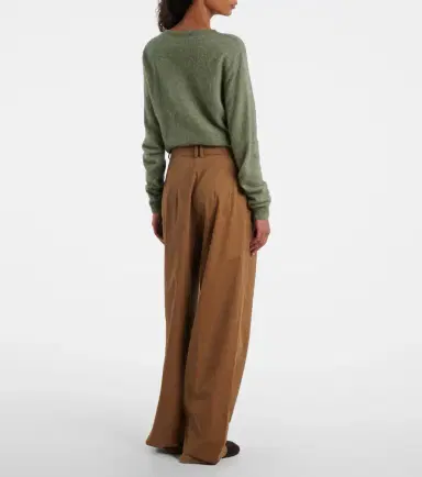 The Row Igor cotton and cashmere wide-leg pants | Thumbnail 5 The Row Igor cotton and cashmere wide-leg pants | Thumbnail 5