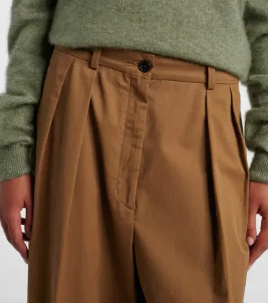 The Row Igor cotton and cashmere wide-leg pants | Thumbnail 6 The Row Igor cotton and cashmere wide-leg pants | Thumbnail 6