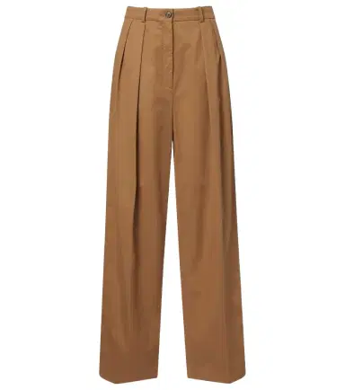 The Row Igor cotton and cashmere wide-leg pants | Thumbnail 1 The Row Igor cotton and cashmere wide-leg pants | Thumbnail 1