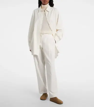 The Row Luka cotton and cashmere shirt | Thumbnail 7 The Row Luka cotton and cashmere shirt | Thumbnail 7