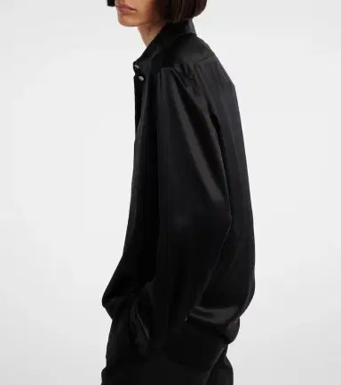 The Row Sisilia oversized silk satin shirt | Thumbnail 2 The Row Sisilia oversized silk satin shirt | Thumbnail 2
