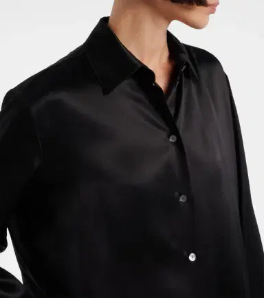The Row Sisilia oversized silk satin shirt | Thumbnail 5 The Row Sisilia oversized silk satin shirt | Thumbnail 5