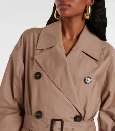 Max Mara Fiorito cotton-blend twill trench coat | Thumbnail 5 Max Mara Fiorito cotton-blend twill trench coat | Thumbnail 5