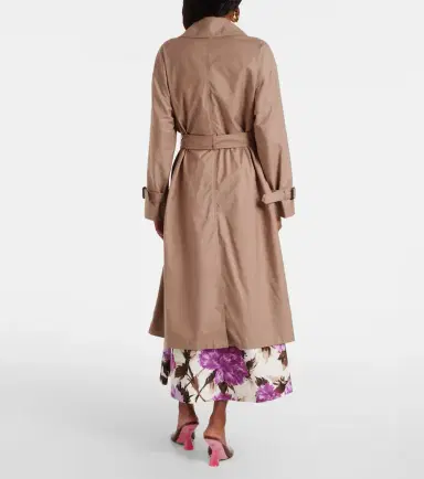 Max Mara Fiorito cotton-blend twill trench coat | Thumbnail 6 Max Mara Fiorito cotton-blend twill trench coat | Thumbnail 6