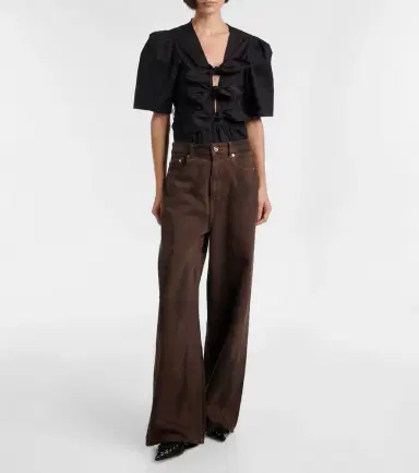 Ganni High-rise wide-leg jeans | Thumbnail 7 Ganni High-rise wide-leg jeans | Thumbnail 7