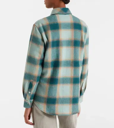 God's True Cashmere Checked cashmere overshirt | Thumbnail 3 God's True Cashmere Checked cashmere overshirt | Thumbnail 3