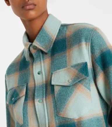 God's True Cashmere Checked cashmere overshirt | Thumbnail 5 God's True Cashmere Checked cashmere overshirt | Thumbnail 5