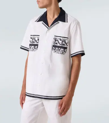 Dolce & Gabbana Majolica printed cotton shirt | Thumbnail 4 Dolce & Gabbana Majolica printed cotton shirt | Thumbnail 4