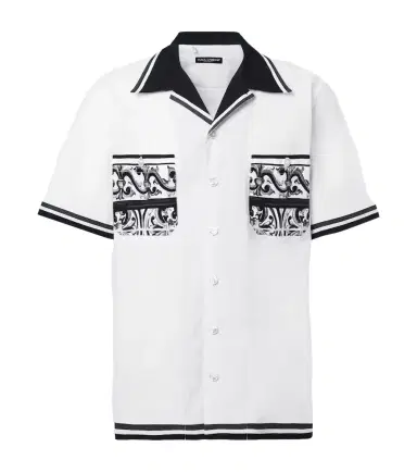 Dolce & Gabbana Majolica printed cotton shirt | Thumbnail 1 Dolce & Gabbana Majolica printed cotton shirt | Thumbnail 1