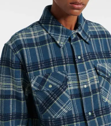 God's True Cashmere Checked cashmere shirt | Thumbnail 5 God's True Cashmere Checked cashmere shirt | Thumbnail 5