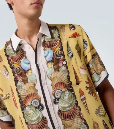 Dolce & Gabbana Printed silk crêpe shirt | Thumbnail 2 Dolce & Gabbana Printed silk crêpe shirt | Thumbnail 2