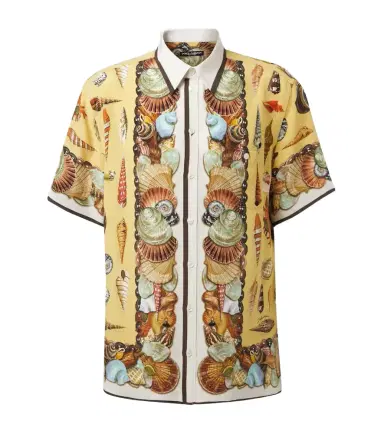 Dolce & Gabbana Printed silk crêpe shirt | Thumbnail 1 Dolce & Gabbana Printed silk crêpe shirt | Thumbnail 1