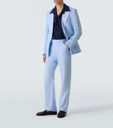 Dolce & Gabbana Linen straight pants | Thumbnail 3 Dolce & Gabbana Linen straight pants | Thumbnail 3