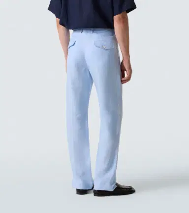 Dolce & Gabbana Linen straight pants | Thumbnail 4 Dolce & Gabbana Linen straight pants | Thumbnail 4