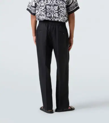 Dolce & Gabbana Linen straight pants | Thumbnail 2 Dolce & Gabbana Linen straight pants | Thumbnail 2