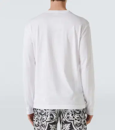 Dolce & Gabbana Logo embroidered cotton jersey T-shirt | Thumbnail 2 Dolce & Gabbana Logo embroidered cotton jersey T-shirt | Thumbnail 2