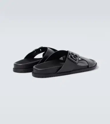 Dolce & Gabbana Leather slides | Thumbnail 3 Dolce & Gabbana Leather slides | Thumbnail 3