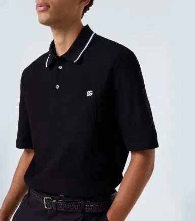 Dolce & Gabbana DG embroidered cotton polo shirt | Thumbnail 3 Dolce & Gabbana DG embroidered cotton polo shirt | Thumbnail 3