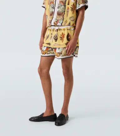 Dolce & Gabbana Printed silk shorts | Thumbnail 5 Dolce & Gabbana Printed silk shorts | Thumbnail 5
