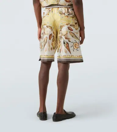Dolce & Gabbana Printed silk twill shorts | Thumbnail 5 Dolce & Gabbana Printed silk twill shorts | Thumbnail 5
