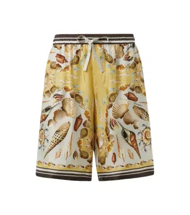 Dolce & Gabbana Printed silk twill shorts | Thumbnail 1 Dolce & Gabbana Printed silk twill shorts | Thumbnail 1