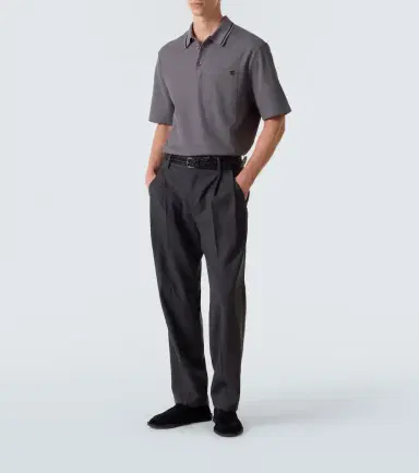 Dolce & Gabbana DG embroidered cotton piqué polo shirt | Thumbnail 2 Dolce & Gabbana DG embroidered cotton piqué polo shirt | Thumbnail 2