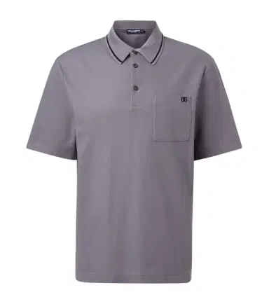 Dolce & Gabbana DG embroidered cotton piqué polo shirt | Thumbnail 1 Dolce & Gabbana DG embroidered cotton piqué polo shirt | Thumbnail 1