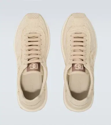 Dolce & Gabbana Leather-trimmed canvas sneakers | Thumbnail 5 Dolce & Gabbana Leather-trimmed canvas sneakers | Thumbnail 5