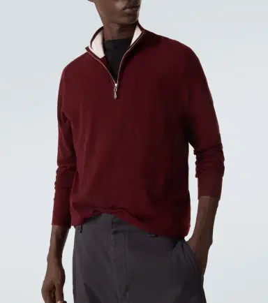 Arch4 Mr Fenchurch cashmere half-zip sweater | Thumbnail 3 Arch4 Mr Fenchurch cashmere half-zip sweater | Thumbnail 3