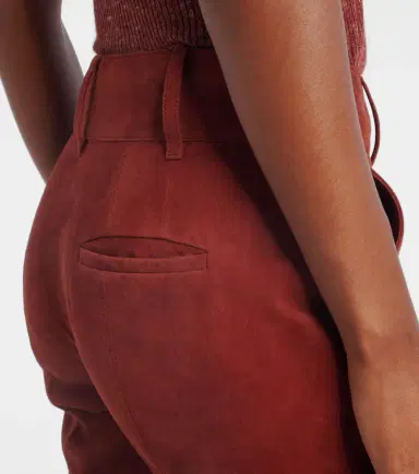 Gabriela Hearst Rhein suede flared pants | Thumbnail 4 Gabriela Hearst Rhein suede flared pants | Thumbnail 4