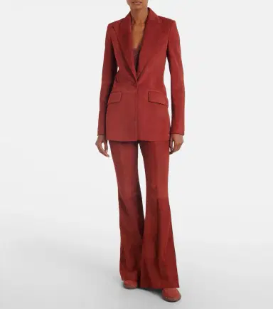 Gabriela Hearst Rhein suede flared pants | Thumbnail 6 Gabriela Hearst Rhein suede flared pants | Thumbnail 6