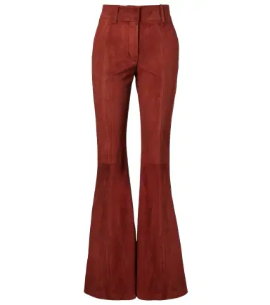 Gabriela Hearst Rhein suede flared pants | Thumbnail 1 Gabriela Hearst Rhein suede flared pants | Thumbnail 1