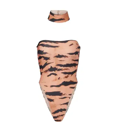 Adriana Degreas x Sabine Getty printed strapless swimsuit | Thumbnail 1 Adriana Degreas x Sabine Getty printed strapless swimsuit | Thumbnail 1