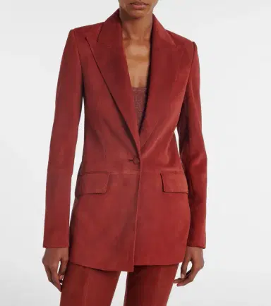 Gabriela Hearst Leiva suede blazer | Thumbnail 3 Gabriela Hearst Leiva suede blazer | Thumbnail 3