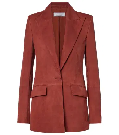 Gabriela Hearst Leiva suede blazer | Thumbnail 1 Gabriela Hearst Leiva suede blazer | Thumbnail 1
