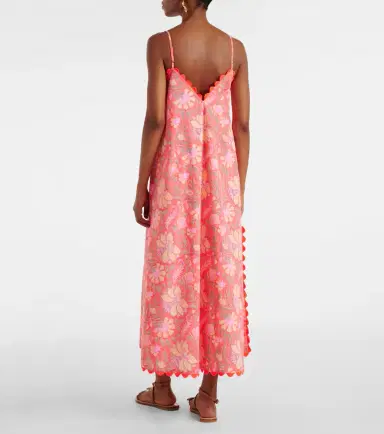 JULIET DUNN Floral scalloped cotton slip dress | Thumbnail 4 JULIET DUNN Floral scalloped cotton slip dress | Thumbnail 4