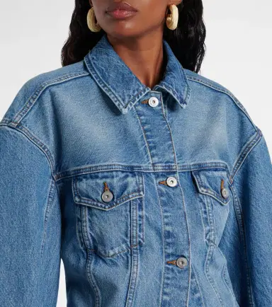 Jacquemus Cropped denim jacket | Thumbnail 2 Jacquemus Cropped denim jacket | Thumbnail 2